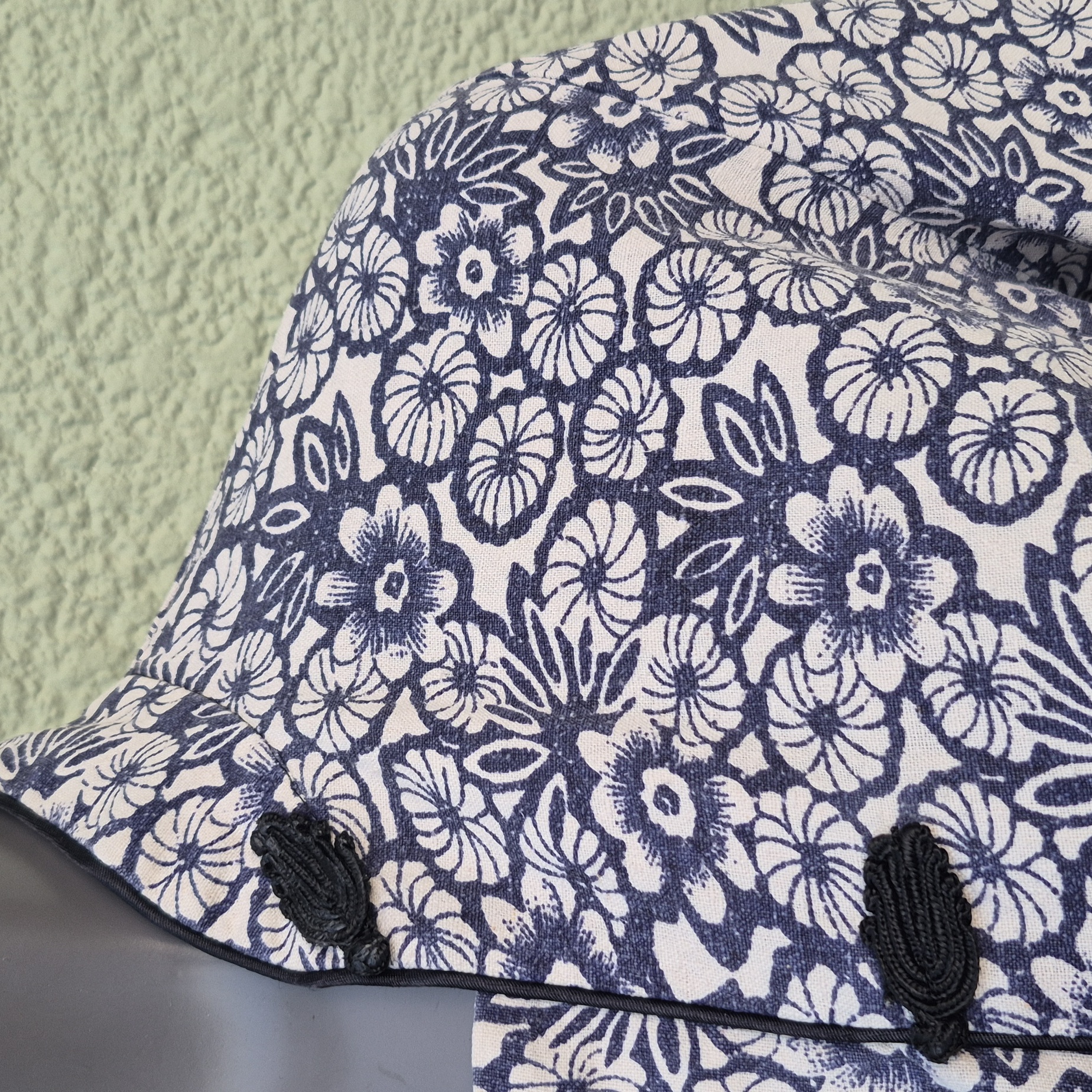Floral Blue And White Women's Jacket